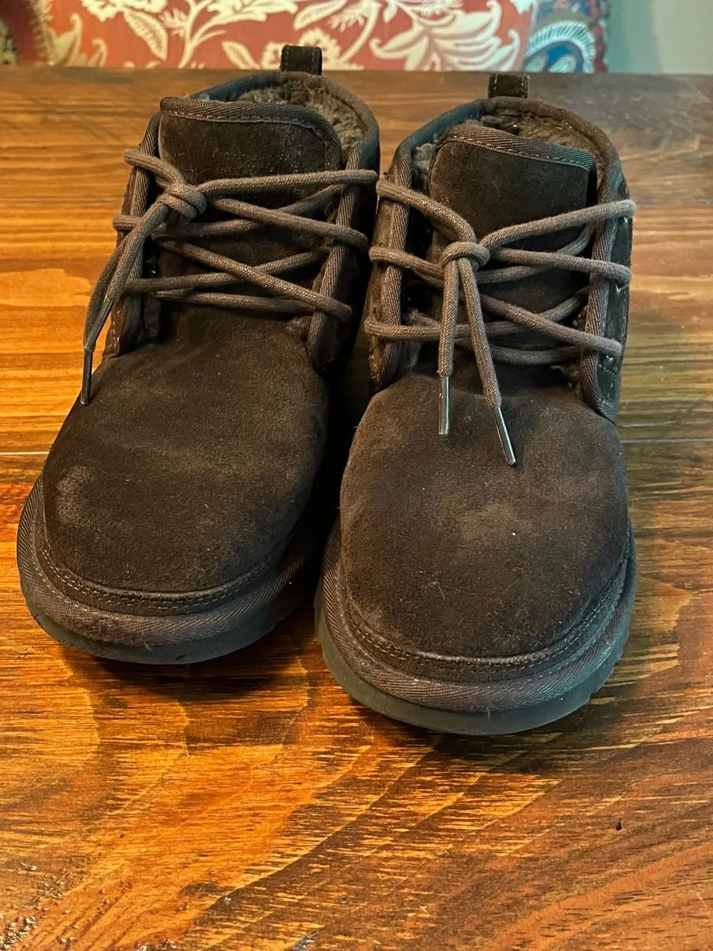 UGG Men's Dark Brown Suede Chukka Boots